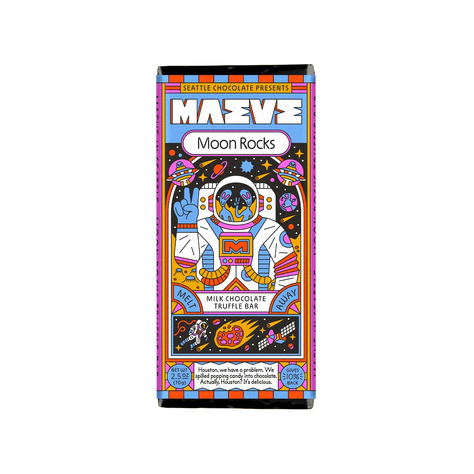 Maeve Chocolate Moon Rocks Truffle Bar