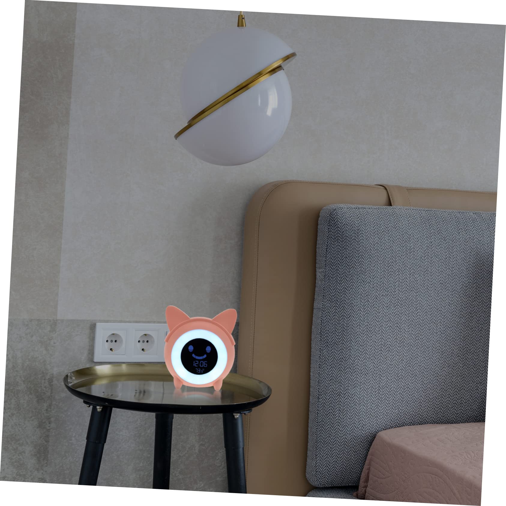 Cabilock 1juego Reloj Despertador Infantil Luz Nocturna y Diseño Creativo para Niño Niña Reloj Digital Electrónico Función De Alarma y Brillo Personalizable