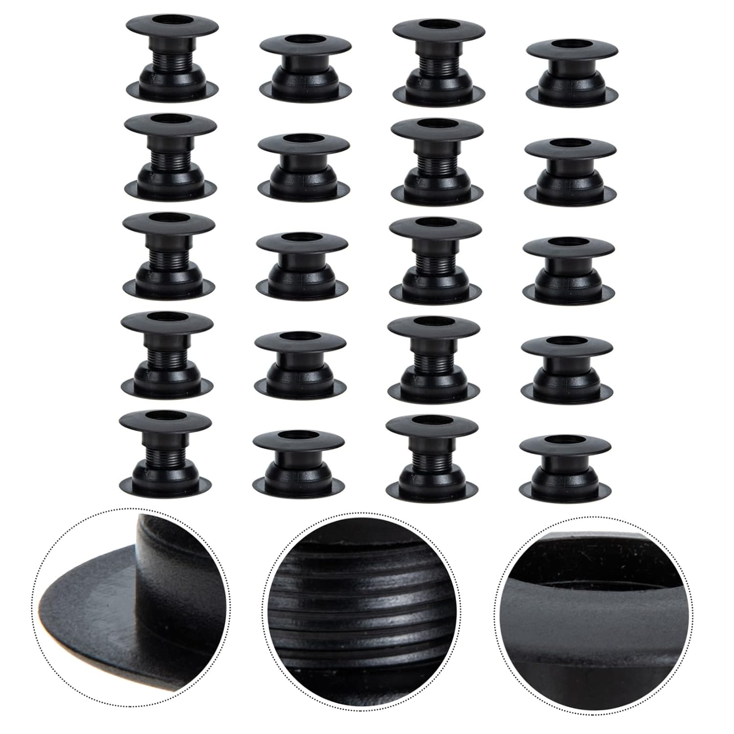 Veemoon 20pairs Tabletop Foosball Bushings Professional Bearings for Table Football Parts Easy Installation Compatible Leisure Tables Efficient Design for Enhanced