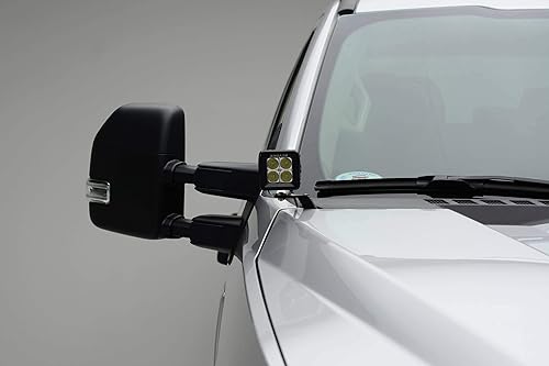 Miniatura 6 de ZROADZ Soporte de montaje LED para bisagra de capó de zanja, compatible con Ford F-250 350 450 550 2017-2022, para montar (2) luces LED de 3