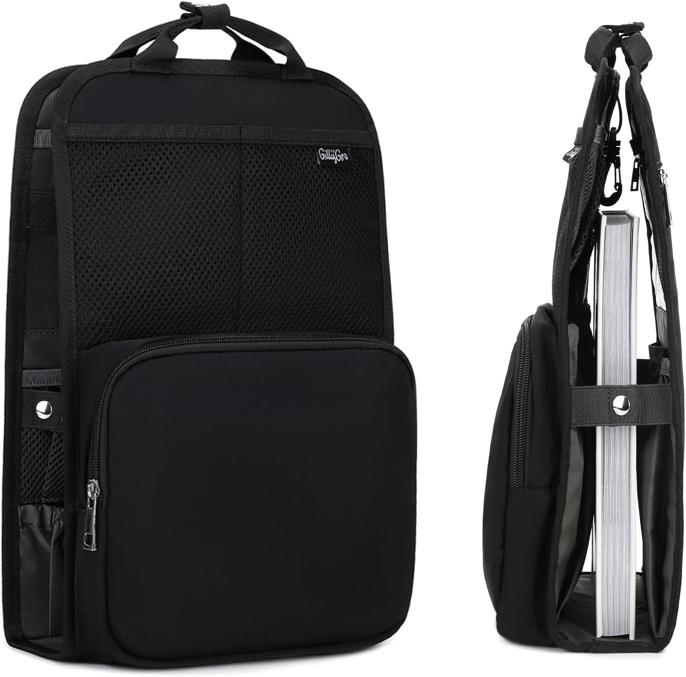 GillyGro Unisex Foldable Vertical Backpack Organizer Insert for Tote Bag, Carry On, Picnic, Camping – With Pockets & Handle GillyGro Unisex Foldable Vertical Backpack Organizer Insert for Tote Bag, Carry On, Picnic, Camping – With Pockets & Handle