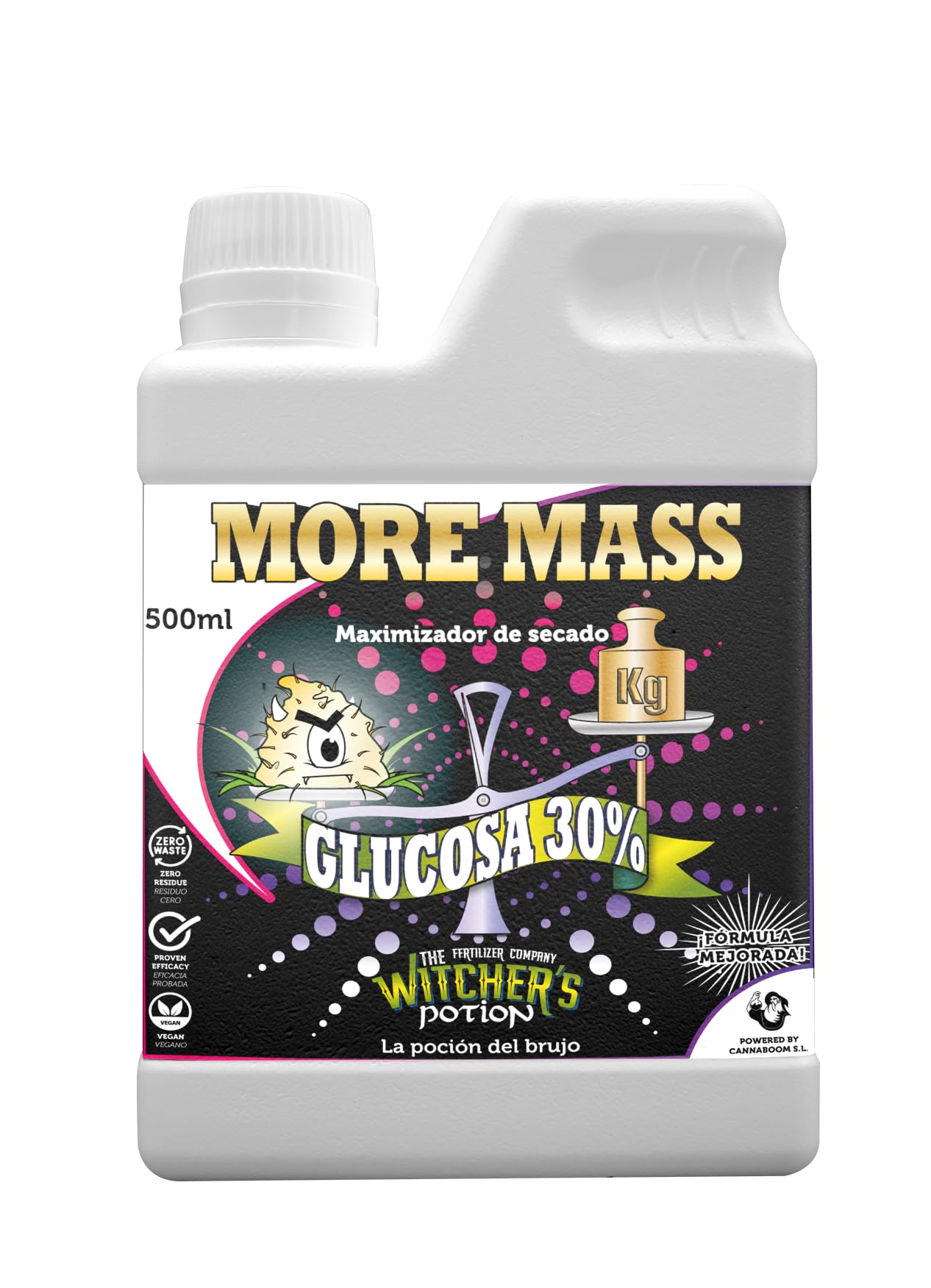 MORE MASS - Witcher's Potion "Cannaboom" - Maximizador de gramos órgano-mineral (500ml)