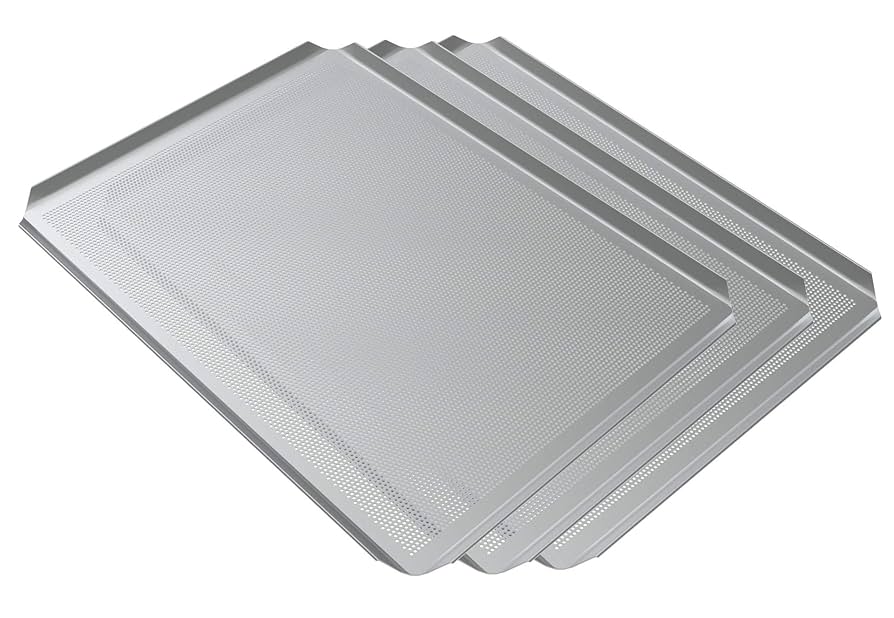 Teglia Forata Per Pane E Pizza - 45.5x37.5 Cm, Compatibile Con Siemens, Bosch, Neff