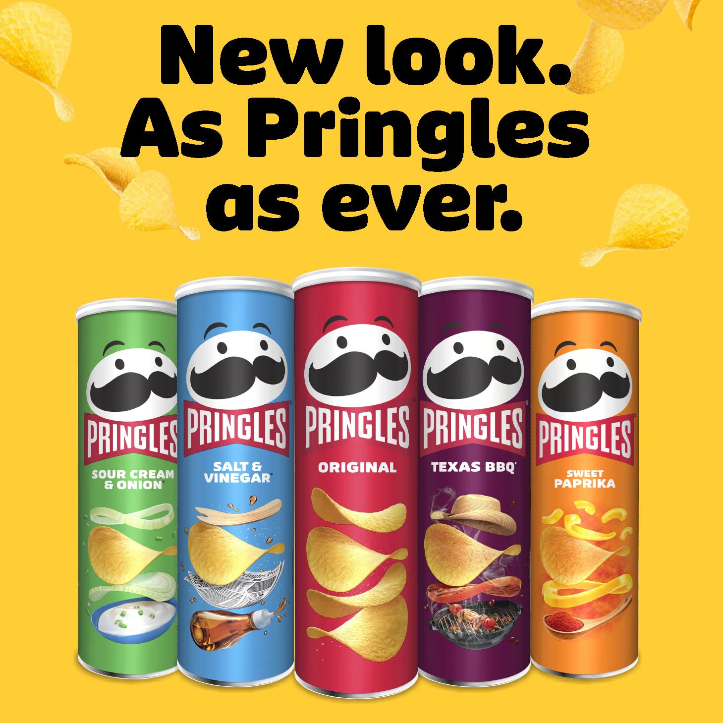 Pringles Classic Paprika | Paprika Chips | 19er Vorratspackung (19 x 200g)