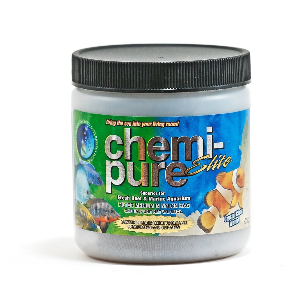 Boyd Enterprises Chemi Pure Elite 6.5oz Aquarium Water Treatment, Algae Control, Phosphate Reduction, Crystal-Clear Water, 0.86 Pounds