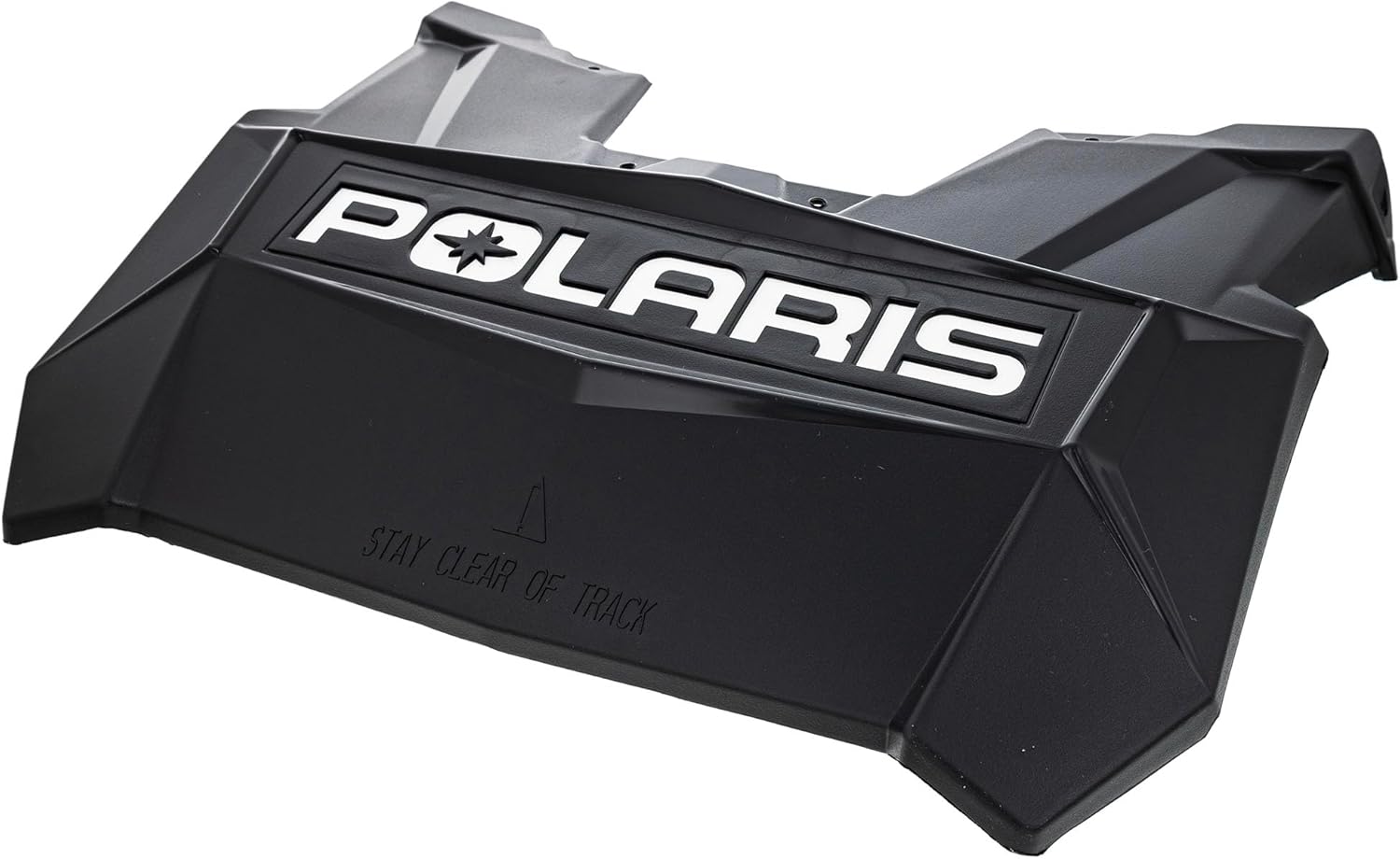 Polaris Snowmobile Snow Flap, Gloss Black, Genuine OEM Part 5450896-070, Qty 1