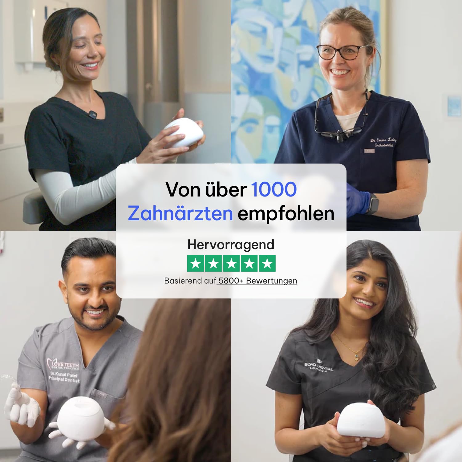 Zima Dental Pod PRO: Neues Ultraschallreinigungsgerät. Marktführend, Bester Reiniger für Zahnschienen, Knirscherschienen, Aligner, Nachtschienen, Zahnprothesen. Ultraschallreiniger für Dentalpflege