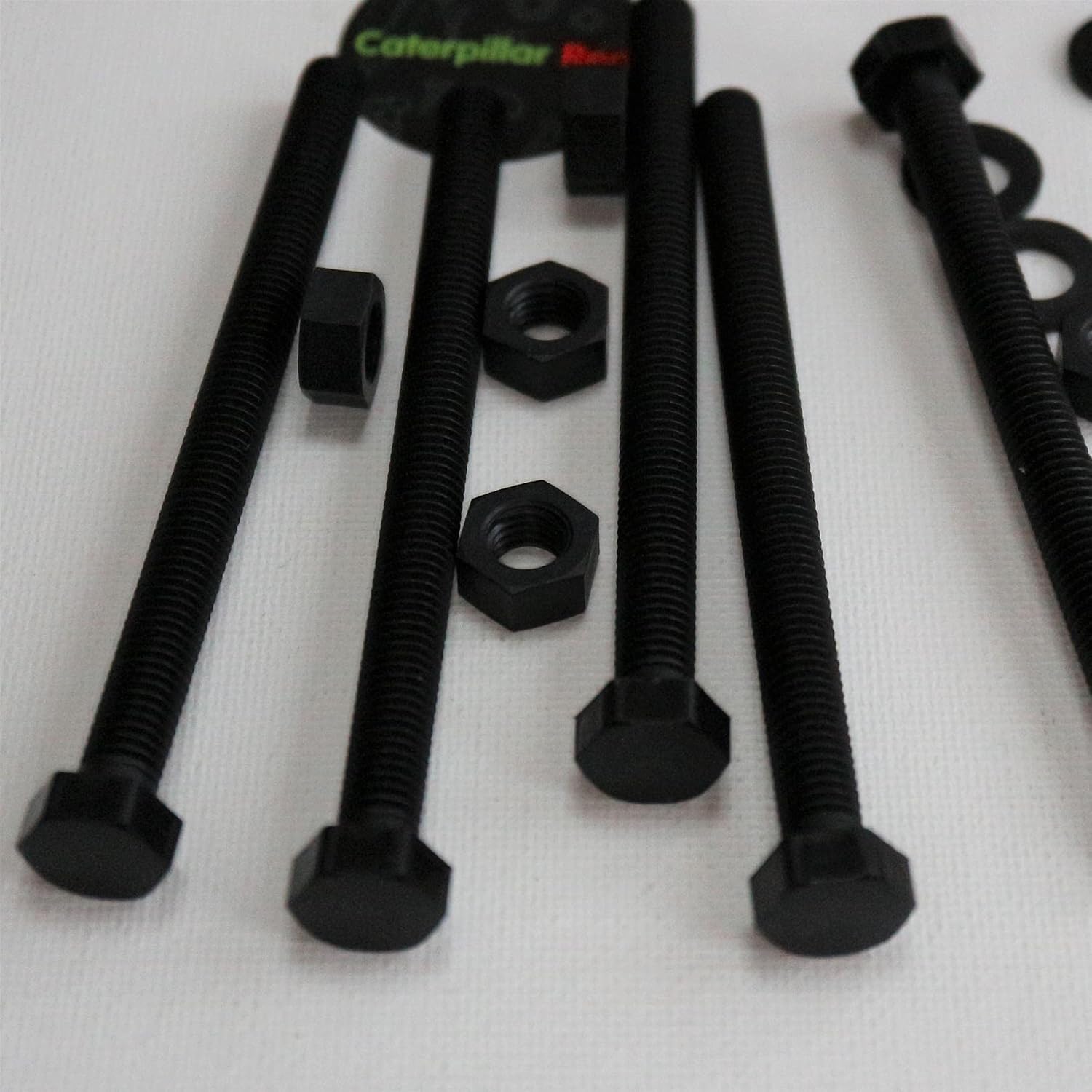 10x Black Nylon Hex Head, M8 x 100mm, Plastic Nuts and Bolts, Washers, Hexagon, Nylon - Image 3