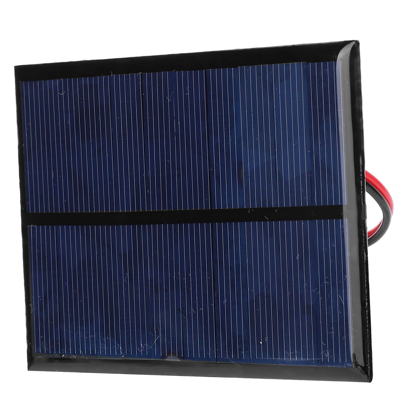 Estink Pannello Solare Portatile, Set da 3 Pezzi Polysilicon 5V 1W 200mA Dimensioni 100x70mm con Cavo Rosso Nero 30cm per Carica Dispositivi Esterni