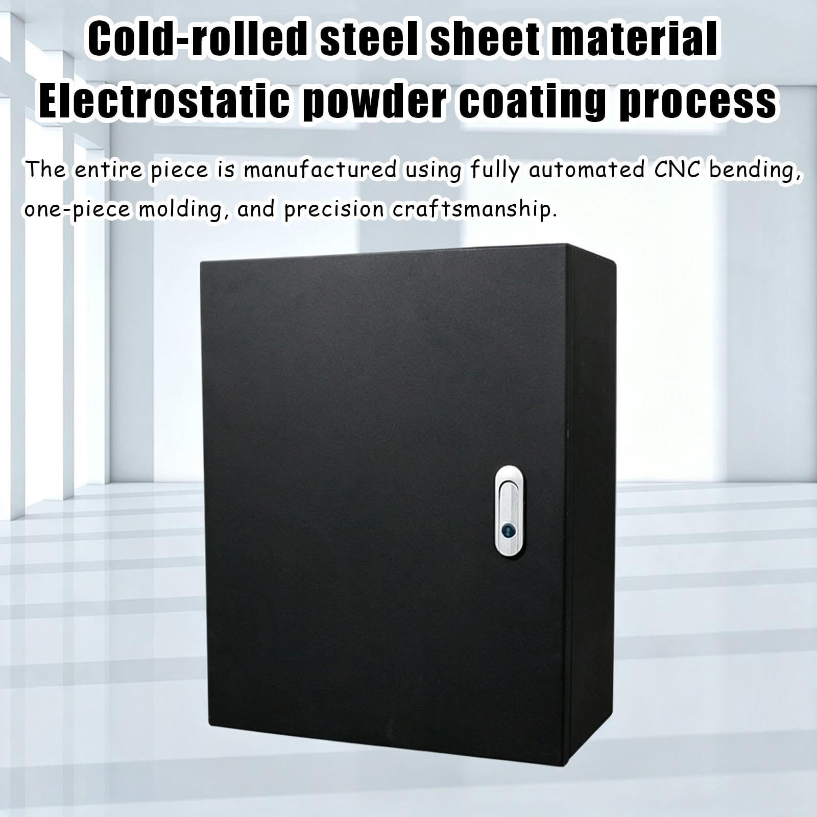 caja electrica exterior Caja Eléctrica A Prueba De Polvo, Caja Eléctrica Impermeable Con Orificios Para Cables, Caja De Conexiones Eléctricas Montada En La Pared(T 0.8 mm,W H D 80 x 60 x 30 cm)