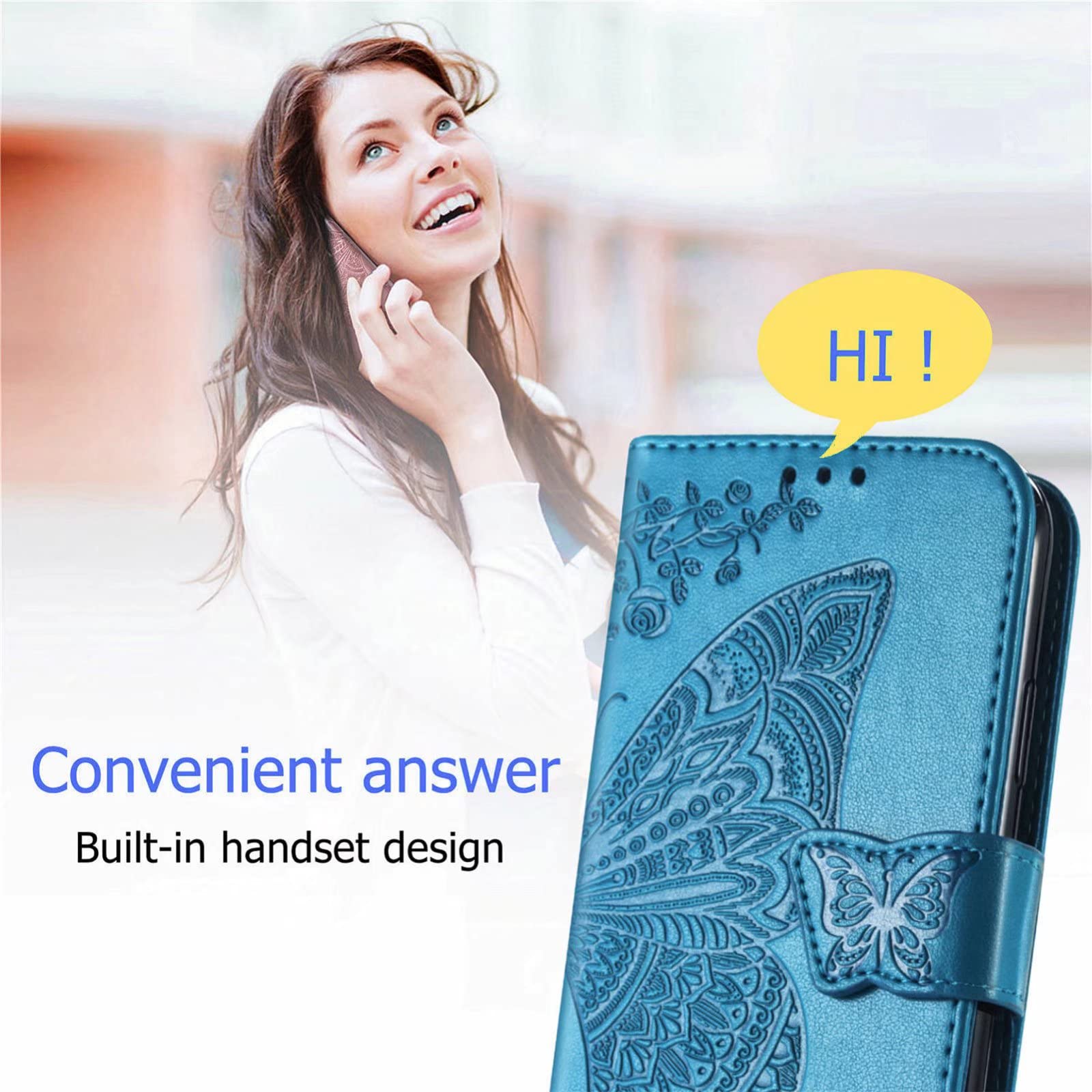 NEKOYA Cover Meizu U20,Caso di Meizu U20 [Custodia a Portafoglio Flip