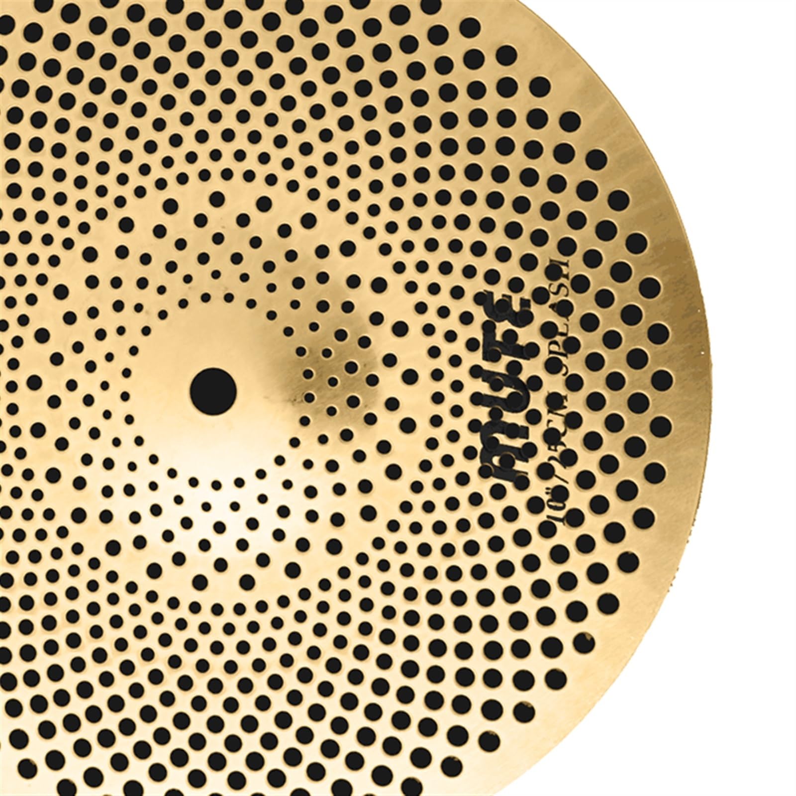 Golden Silent Cymbal 10 Pouces Splash Cymbal Cymbale À Faible Volume pour Ensemble De Batterie pour La Pratique en Intérieur Cymbales pour débutants