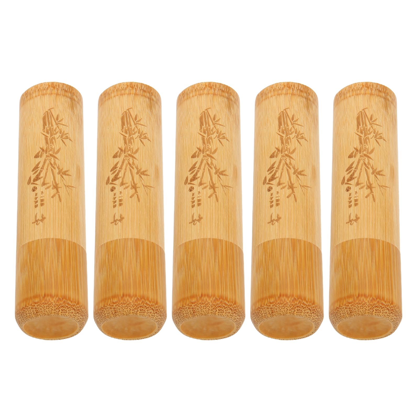 Haofy 5pcs Small Bamboo Scattering Urn Tube for Human Ashes Mini Bamboo Spreading Cremation Tube Urn for Adult Male Female Ashes