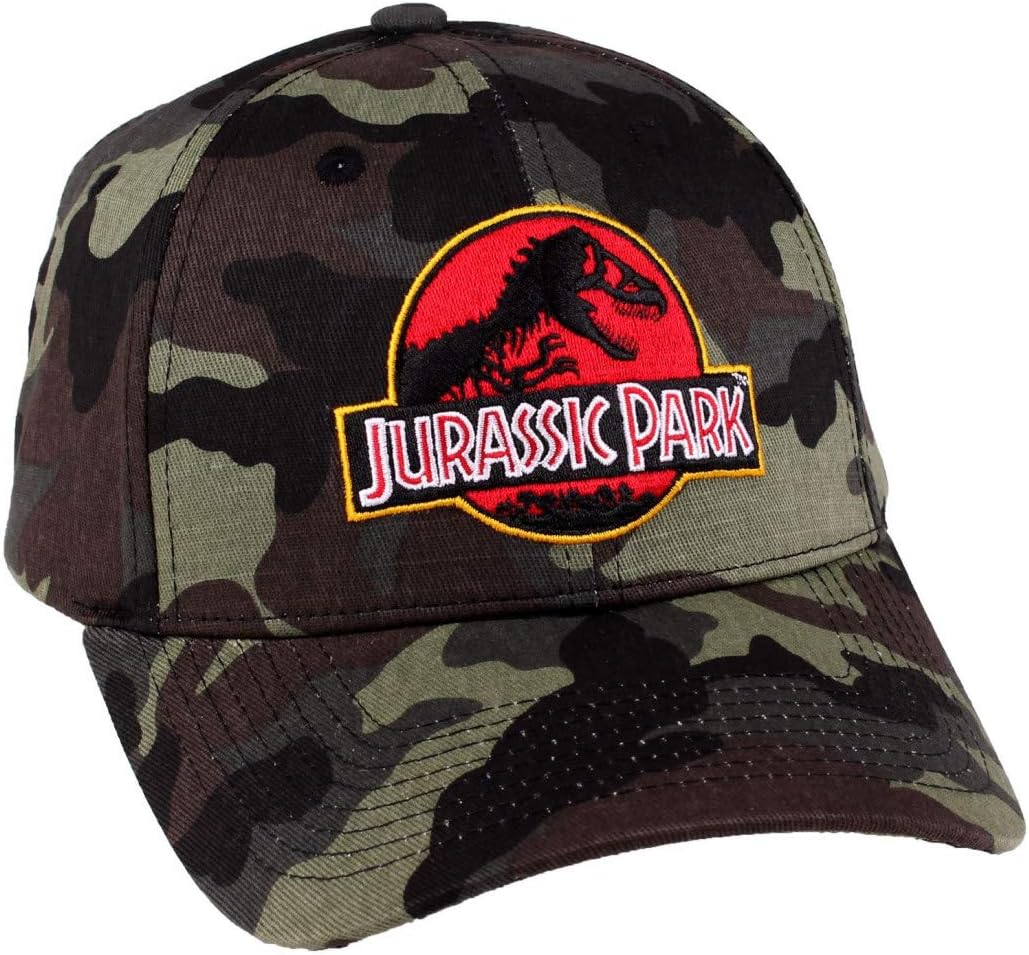 cotton divisionJurassic Park Camo Logo Men Cap Multicolour, 100% Cotton,