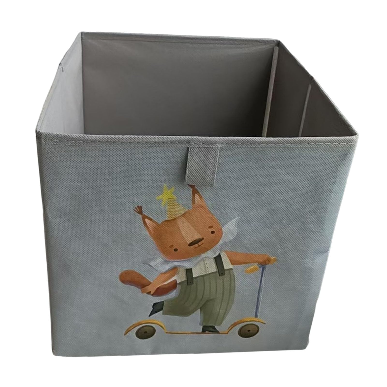 Tuxoiou E Collapsibl Storag Bin Soft Non-Woven Container, Waterproof Fabric Basket, Spac-Saving Solution For Kids Room Clothes Toys Organizer