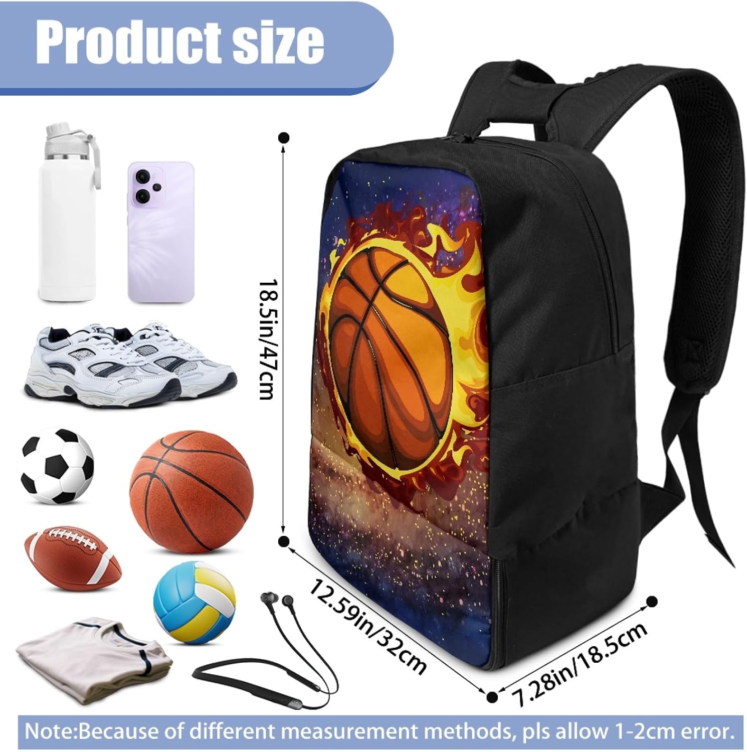 Boys Backpack with Shoe Compartment for Kids Children Equipment Bag