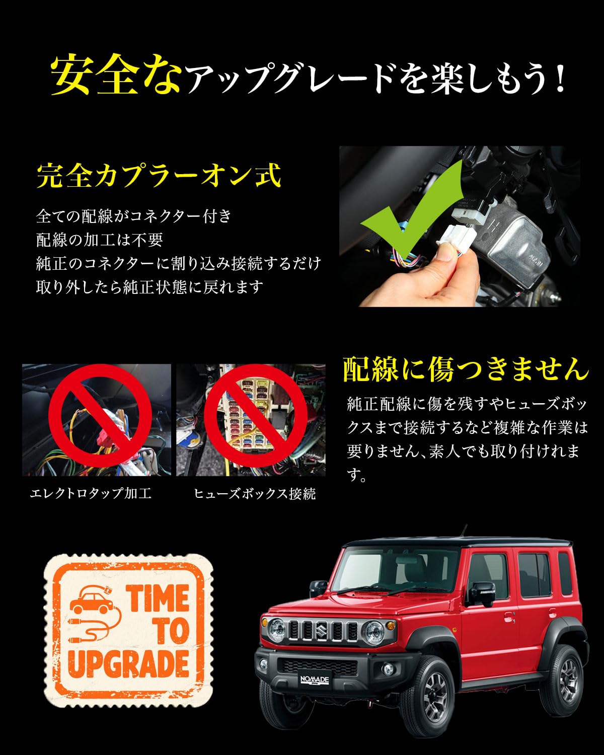 Amazon.co.jp: BGUCAR ジムニーノマド JC74 アイドリングストップ