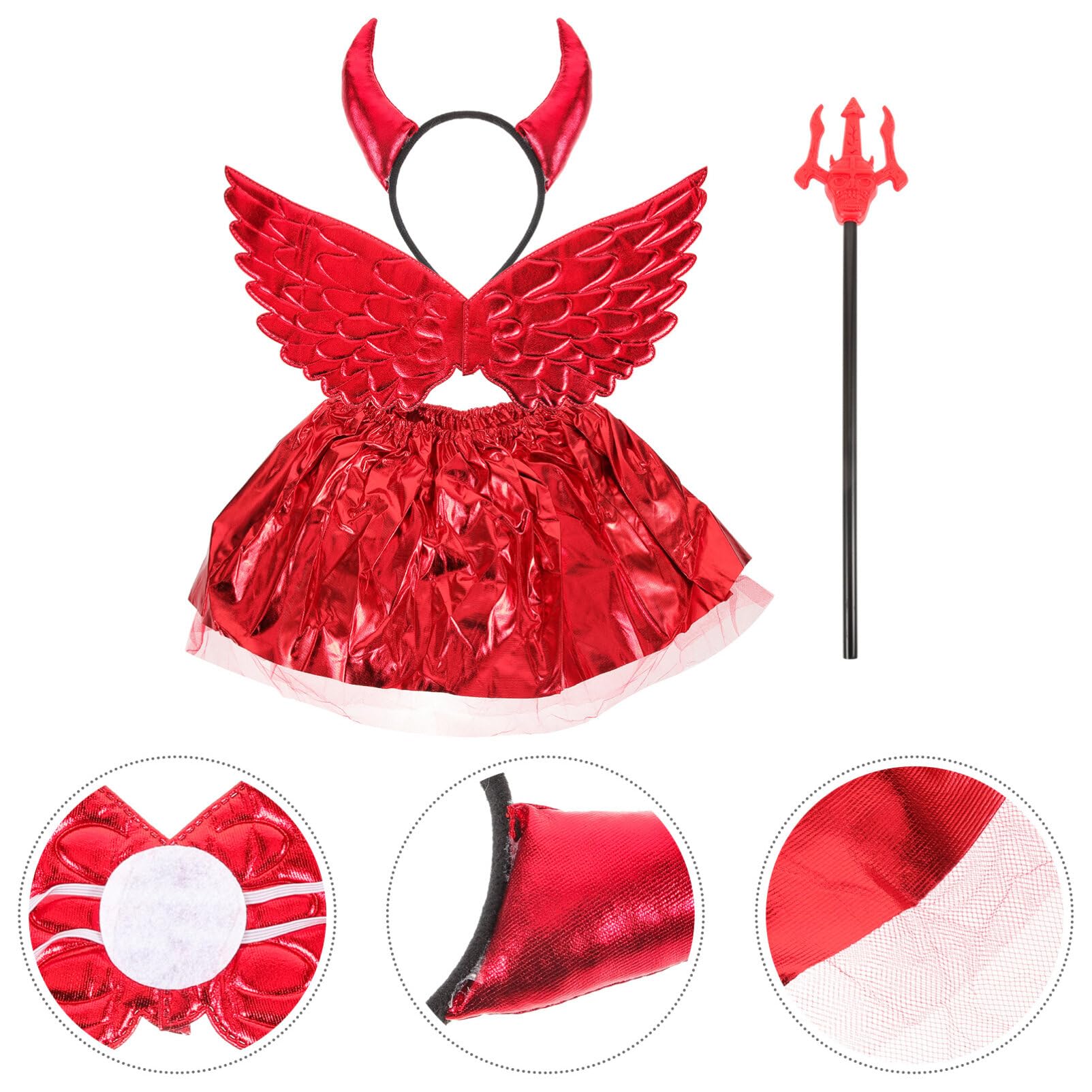 Amazon.com: Beavorty Devil Costume Set Demo Costume Accessories