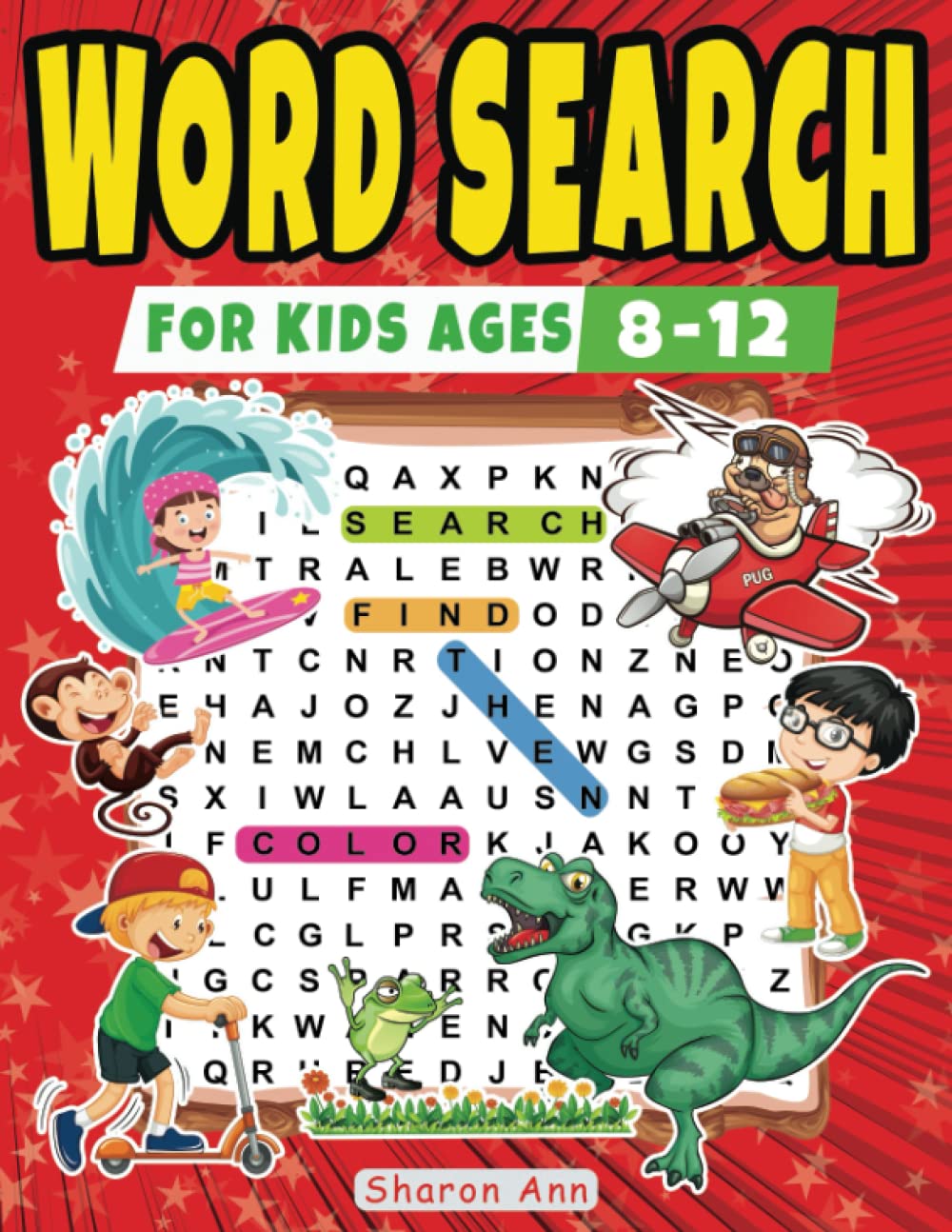 Word Search for Kids Ages 8-12: 100 Word Search Puzzles, Search and ...