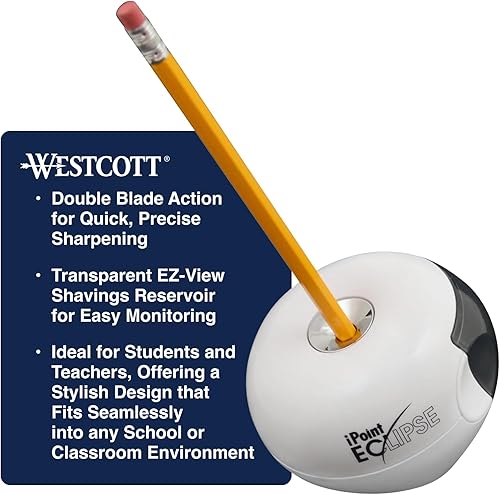 Miniatura 2 de Westcott iPoint Eclipse - Sacapuntas con batería (00647)