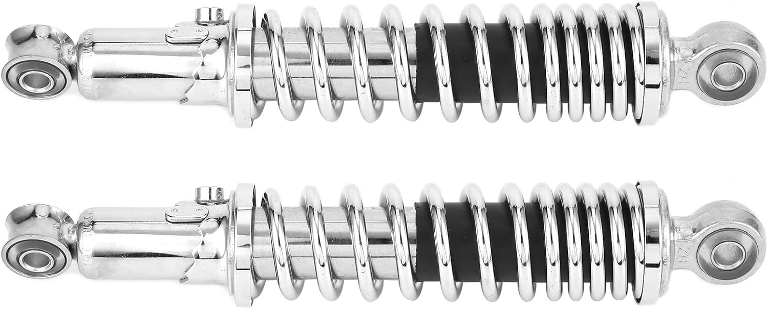 Mini Bike Shocks,Z50 Rear Shocks,z50r 10.5 shock absorbers z50 rear shocks Shock absorber and bracket 1 Pair Rear Shock Absorber Suspension Replacement Motorcycle Accessory Fit for Z50