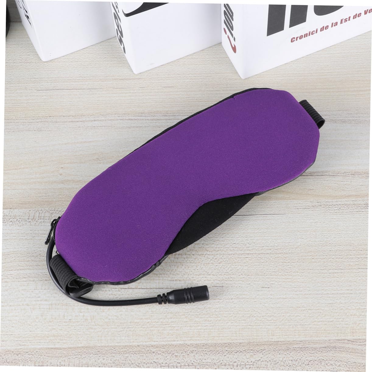 Maschera Occhi Vapore USB Unisex con Impacco Freddo Caldo per Dormire con Blocco Luce Totale e Spegnimento Automatico Minuti Rilassante per Casa Ufficio e Viaggio Senza Profumo