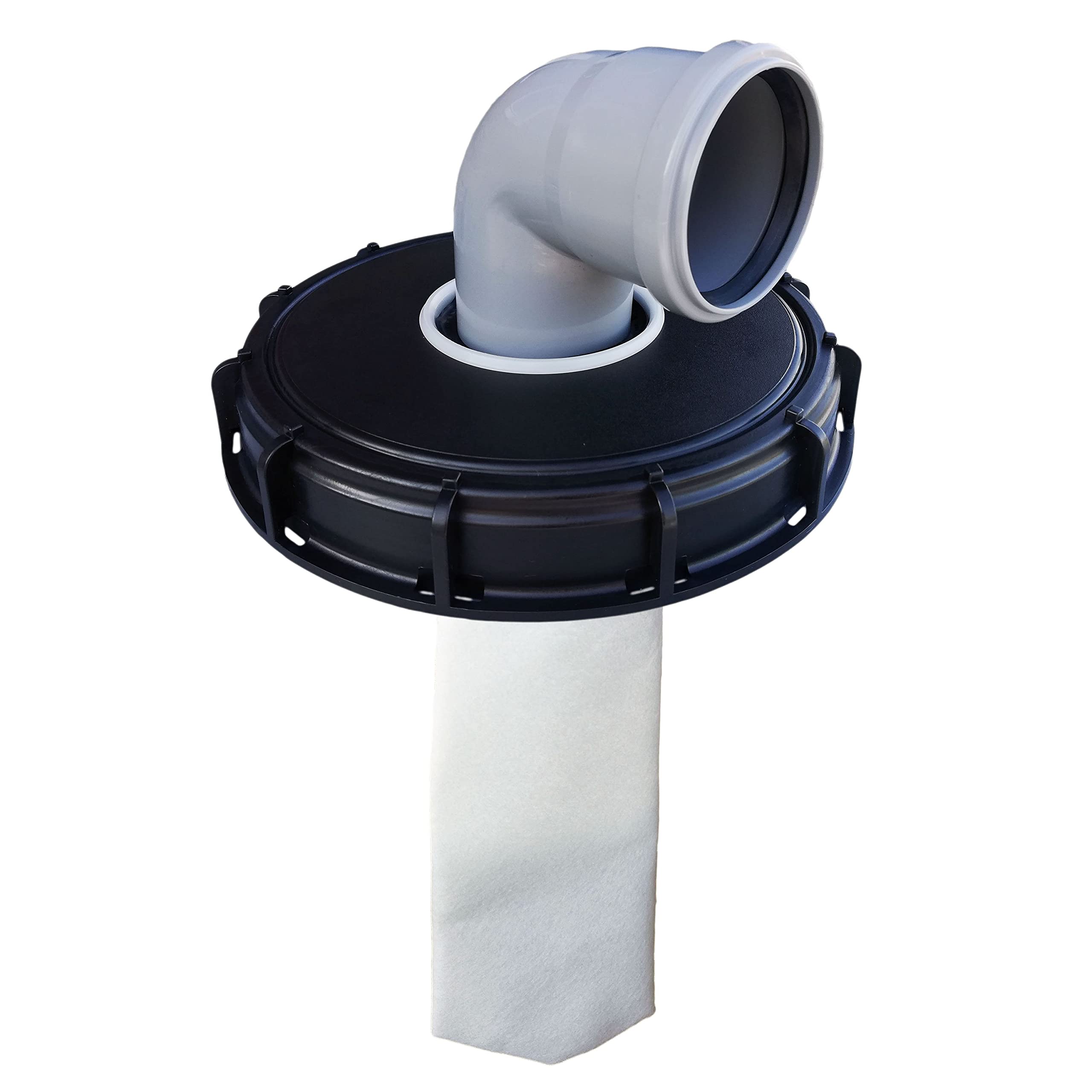 Tappo Serbatoio IBC Pezzo A T 50 75 110 Mm Coperchio IBC DN 150 Con Derivazioni - Per Serbatoi Industriali, Con Pezzo A T Coperchio Per Taniche - Foto 2