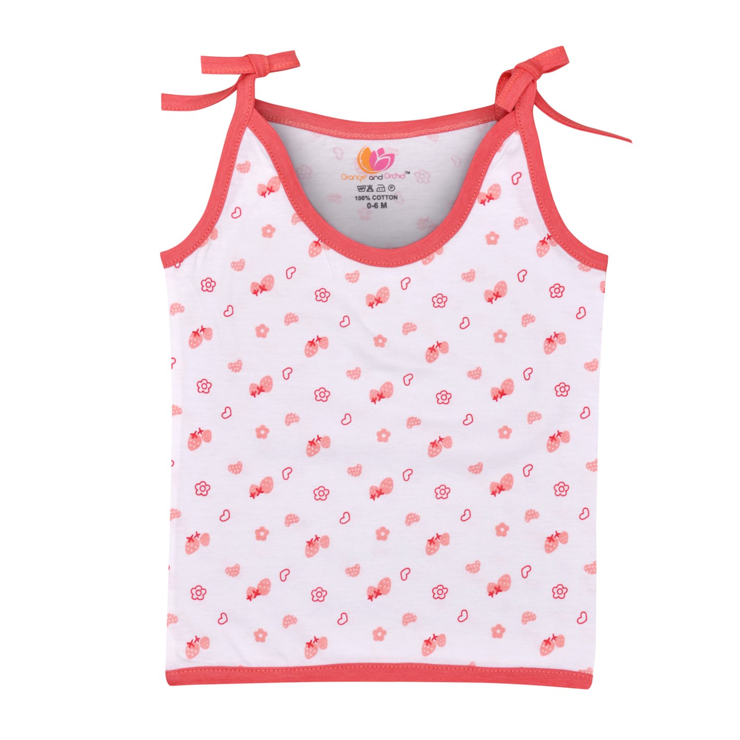 Orange and Orchid Baby's Vest (ONOCMB015_3-6_Multicoloured_0-6 Months) 2