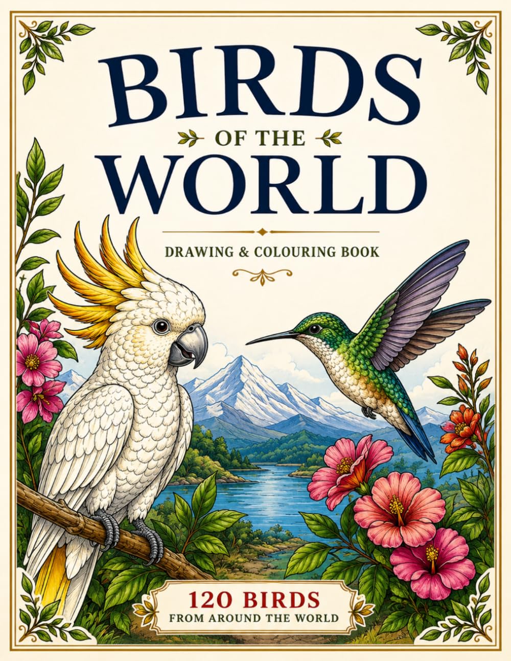 Birds of the World colouring book: A collection of Birds from around the world (Around the World Colouring Books)