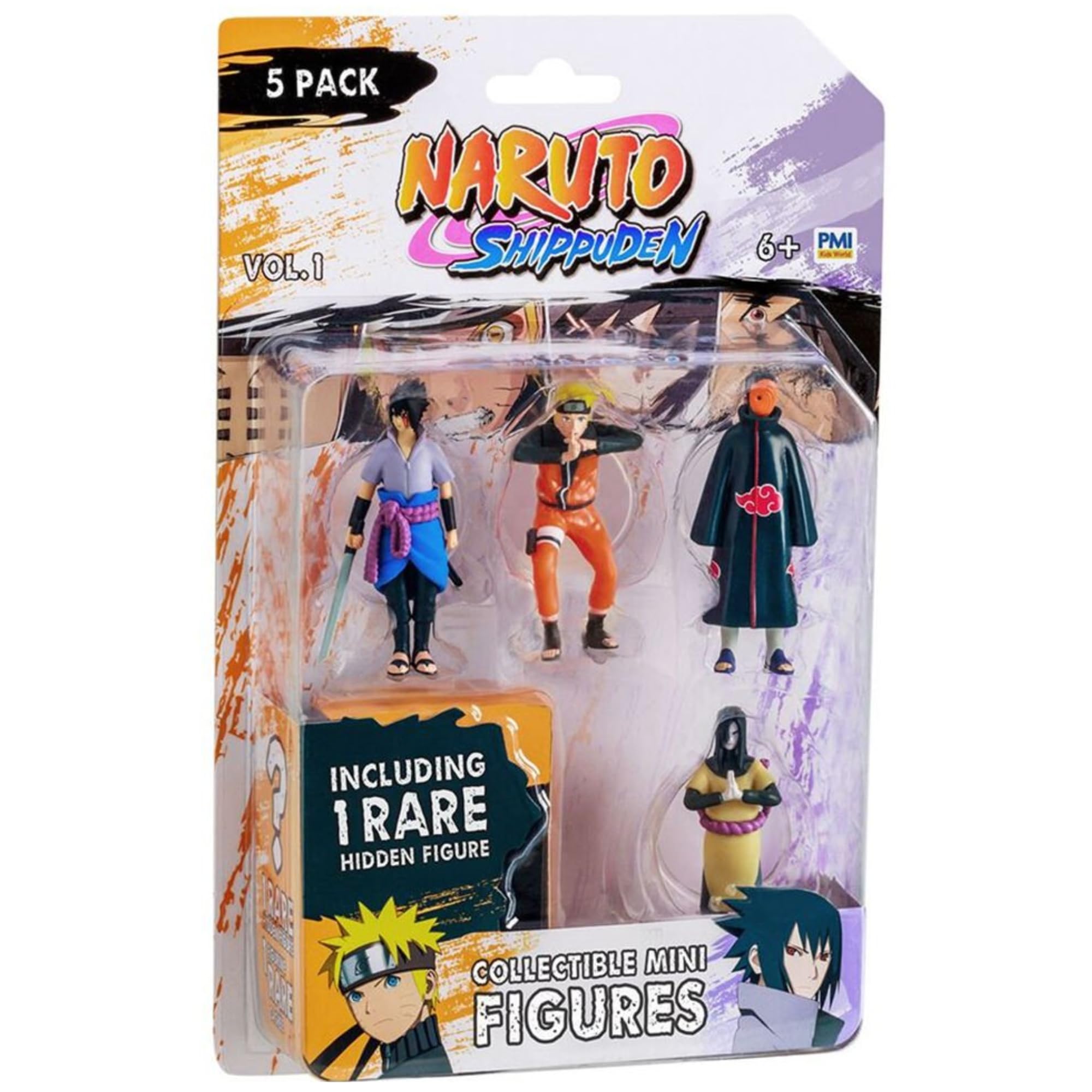 BANDAI Anime Heroes Naruto Shippuden 7cm 2.75" Action & Play Figures - (5 Pack Set 2) โ image 1