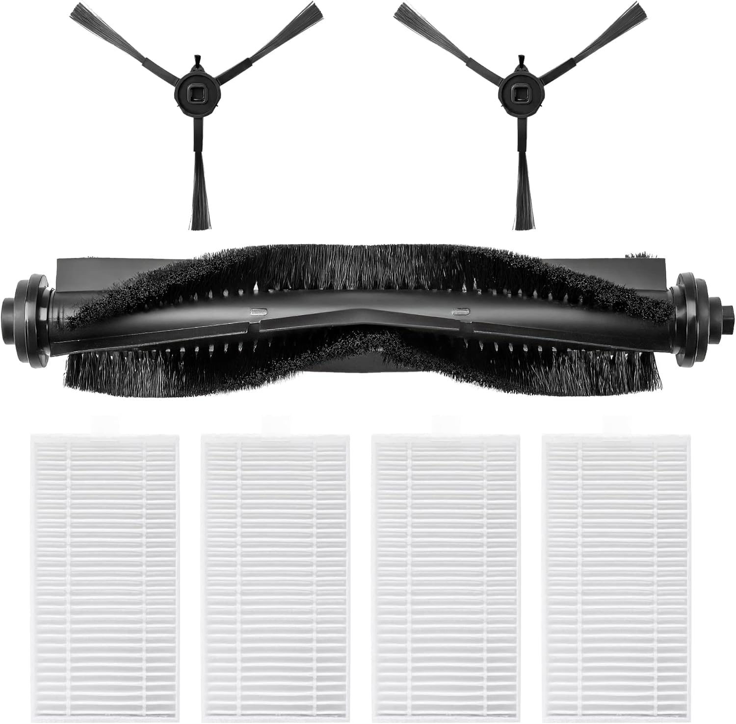 Greenworks GRV-3011/GRV-5011 Robotic Vacuum Replacement Edge-Sweeping Brushes, 2-Pack