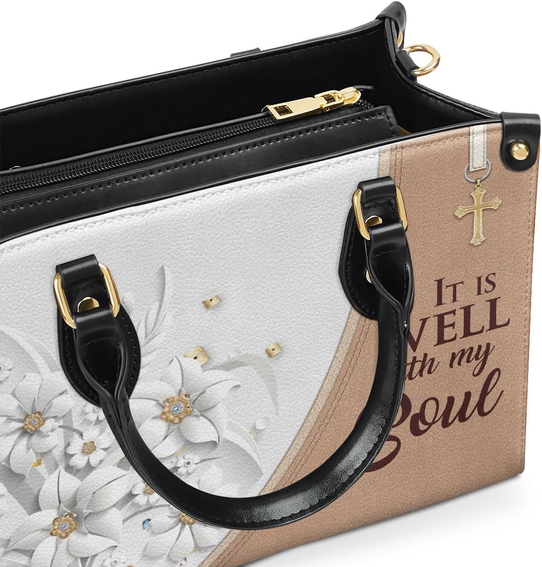 Jesuspirit Leather Handbags For Women - Bible Bags, Religious Bag - Christian Gifts For Women - Mothers Day Gifts - Image 5