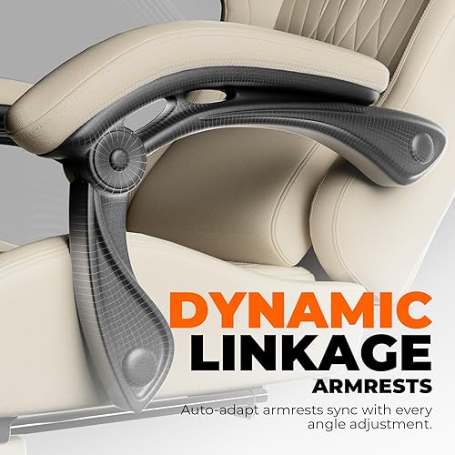 Miniatura 6 de GTPLAYER Silla de juegos con altavoces, sillas de videojuegos con reposapiés, sillas de juegos de PC para adultos, juego ergonómico reclinable con