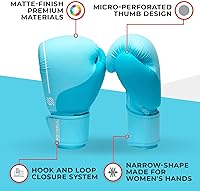 Vista 4 de Sanabul Guantes de Boxeo de Huevo de Pascua para Mujeres, Guantes Pro de Entrenamiento MMA Kickboxing Muay Thai, Guantes de Boxeo para Sparring