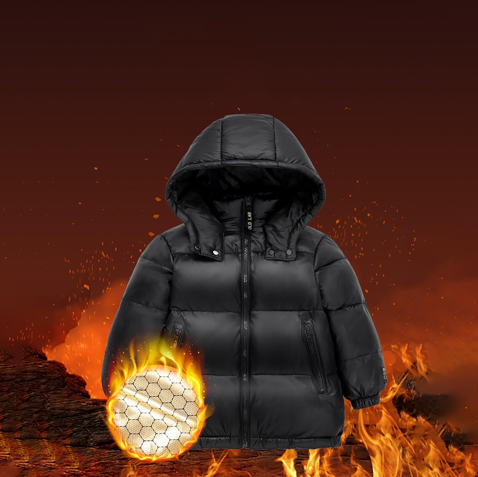 Piumino invernale per ragazzi caldo e pesante con cappuccio giacca parka per bambini antivento spessa zip up casual scuola giacche trapuntate capispalla tuta da neve con tasca