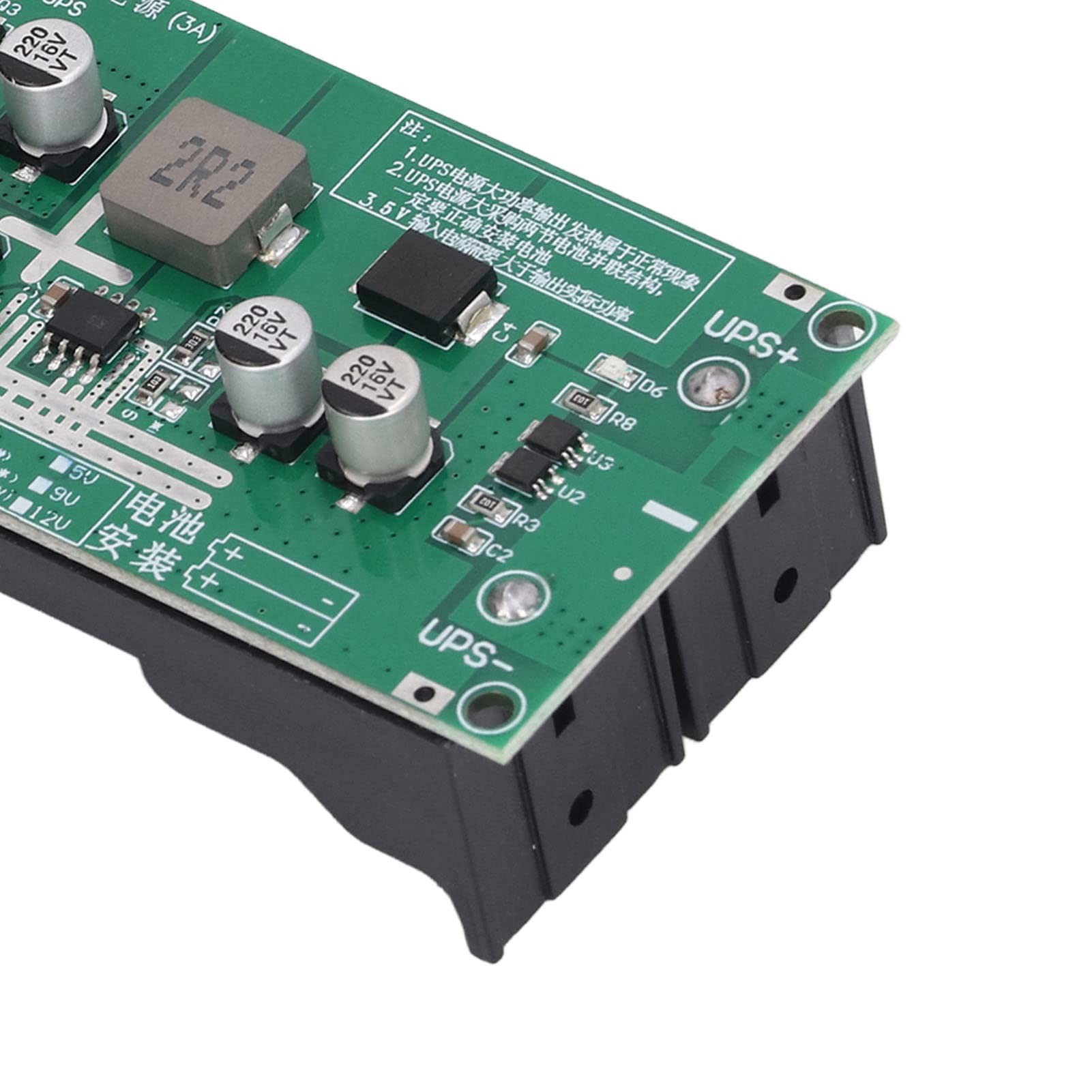 Moduł ładowania akumulatora 15W 3A - bateria litowa 3,7V z przepięciem zwarcia (12V) - płyta Step Up, podwójny zasilacz, przełączanie obwodu UPS, wskaźnik LED do baterii litowej