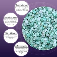 Vista 5 de 31 pulgadas Cuentas de Piedra de Astillado Piedras Preciosas Sueltas con Orificios para Hacer Joyas (Yaxaita)