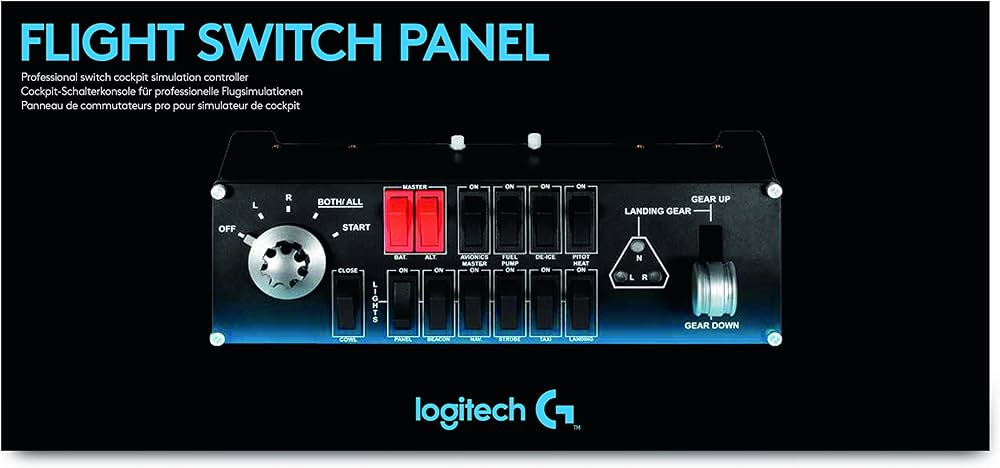 Amazon | Logitech G Saitek Pro フライトスイッチパネル