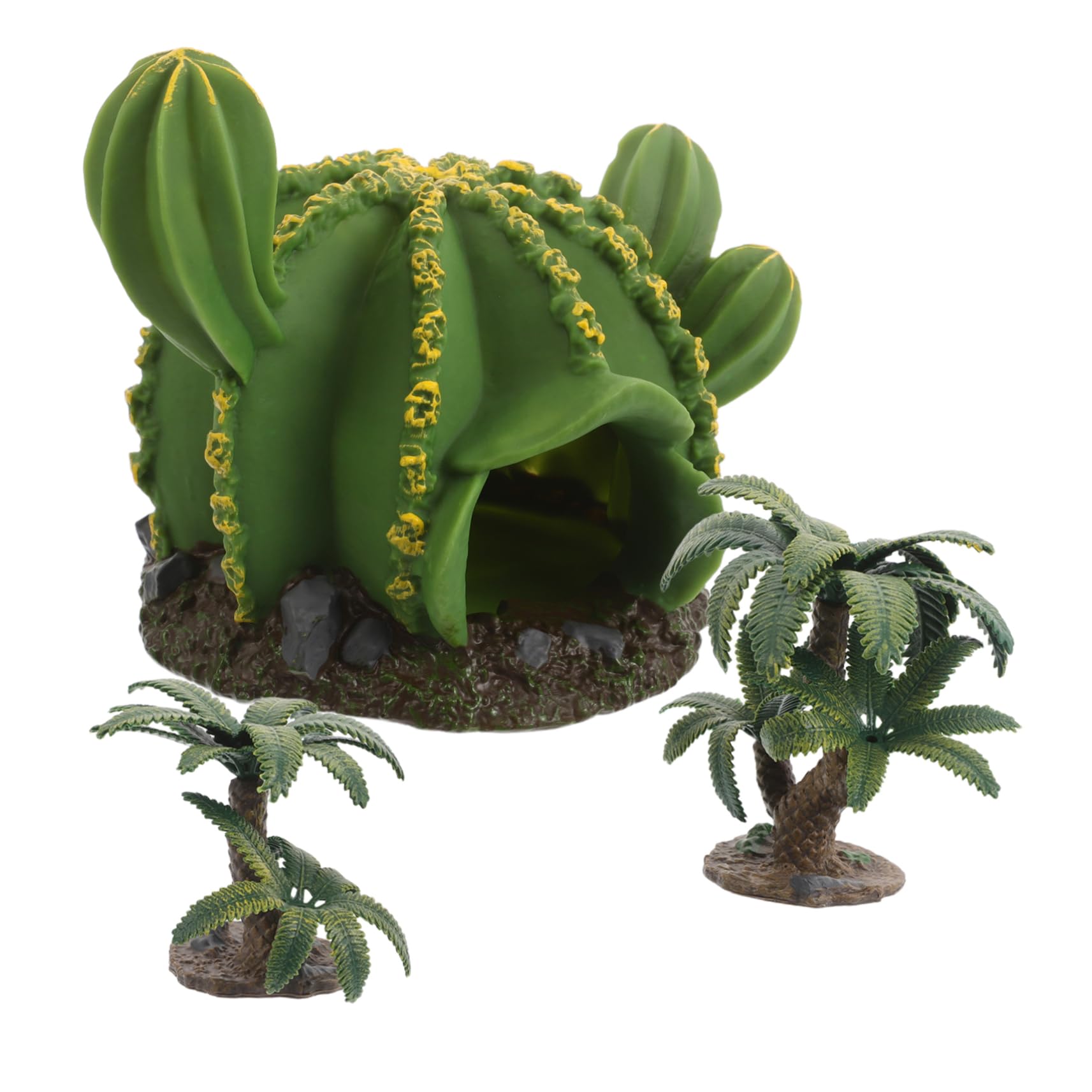 Hemobllo 3pezzi Alberi in Miniatura di Decorazioni Paesaggistiche Realistiche per Acquari e Habitat di Rettili Accessori per Terrari