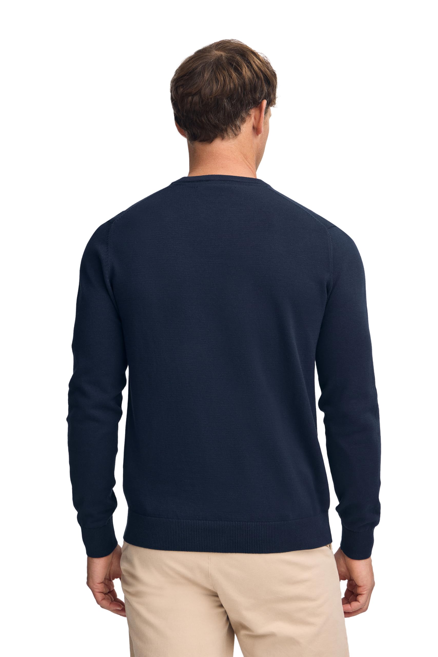 Polo Club Maglione a Treccia da Uomo con Logo e Scollo Tondo