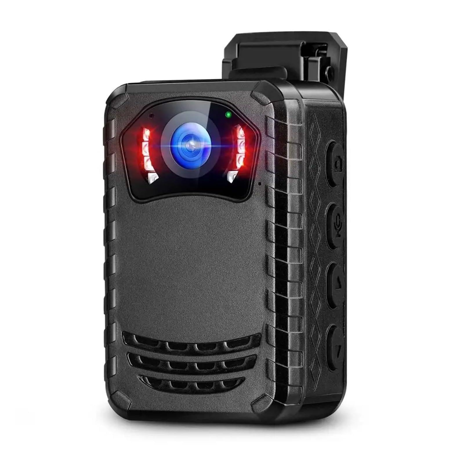 JVDDI Body Camera N9 1296P HD 128GB Body Worn Camera Portable Multi-Functional IR Night Mounted Vision DVR Video Police for Outdoor Recording(Camera with 32GB)