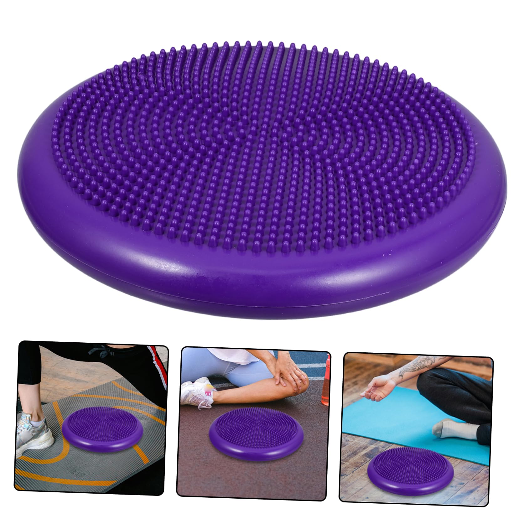Cuscino Gonfiabile Balance Disc in Pvc Pompa Manuale | Seduta Ergonomica per Ragazzo Ragazza, Supporto per Equilibrio e Postura, Accessorio per Allenamento Domestico