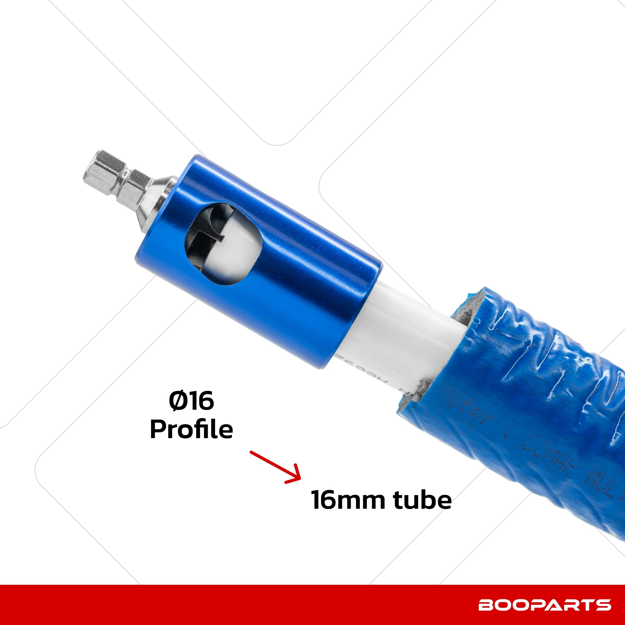 Kit Pro Calibreur Ébavureur à Cliquet Ø16–20–25/26–32 mm | Ensemble Complet avec Poignée + 4 Douilles Compatibles Visseuse | Tubes Multicouches, PER et PEX