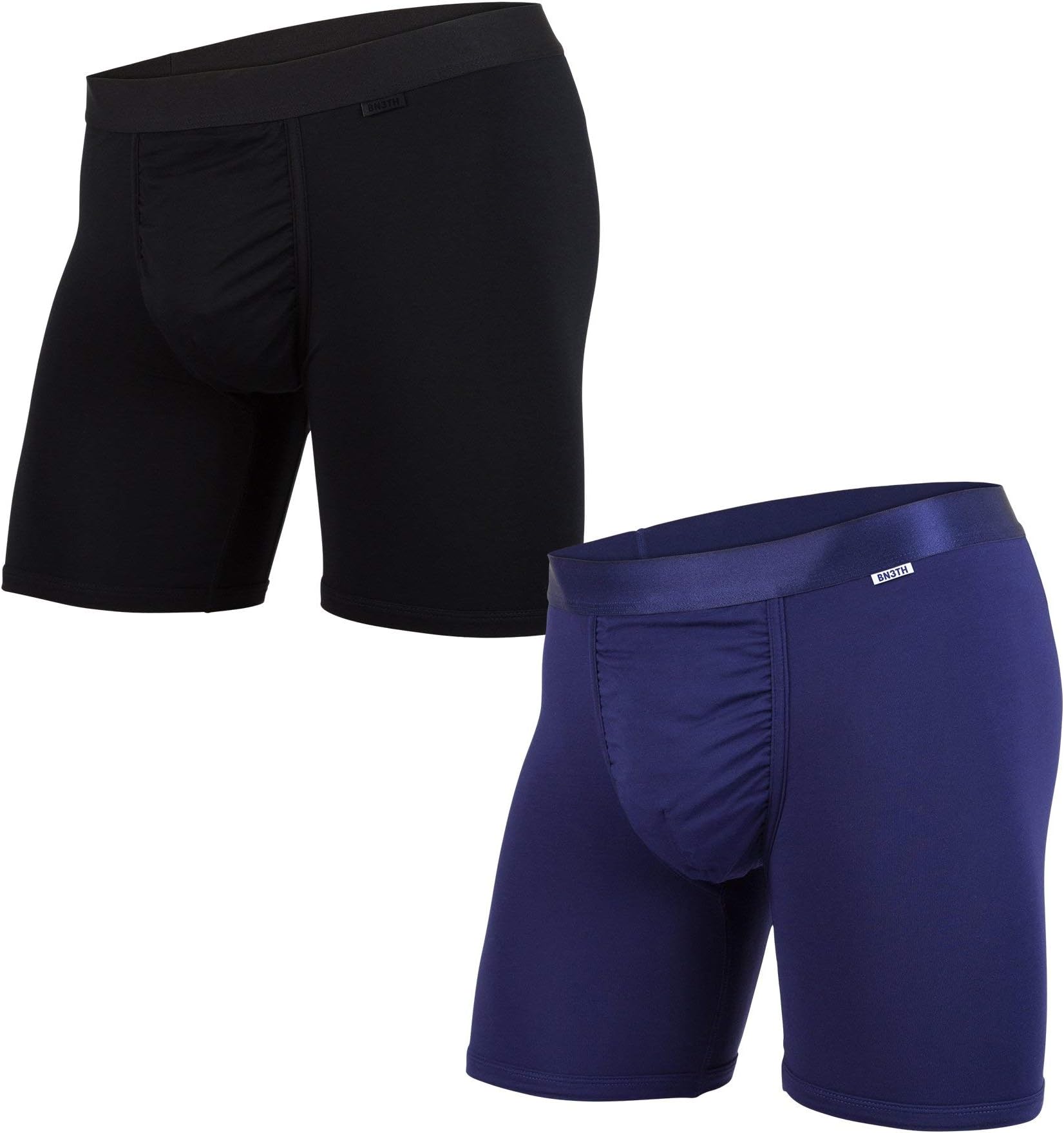 BN3TH Support Pouch Men's Underwear - 2 Pack Boxer Briefs | MyPakage 3D Pouch Tech | Moisture Wicking Fabric
