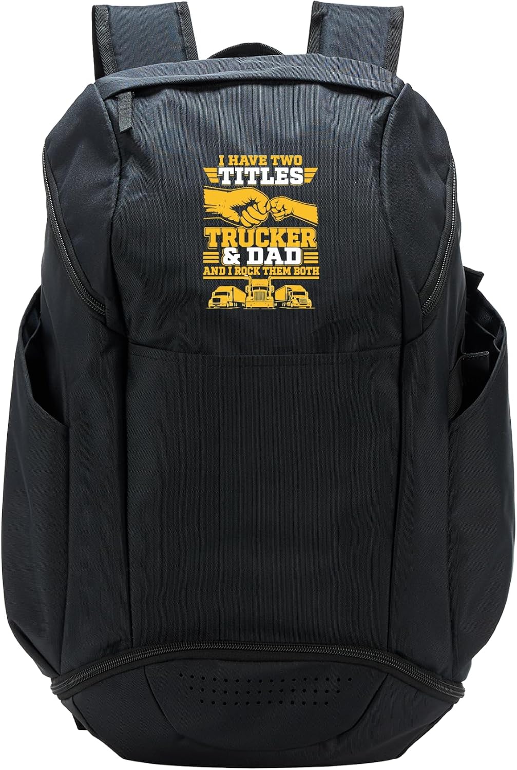 Dad Truck Driver Family Trucker Sport Backpack