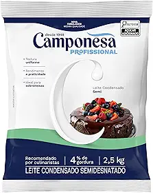 Camponesa Leite Condensado Semidesnatado 2,5kg