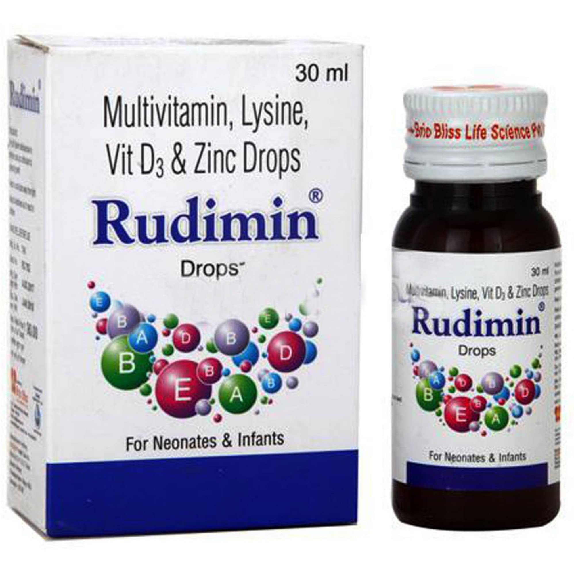Rudimin Drops 30 ml - Bottle of 30ml Drops