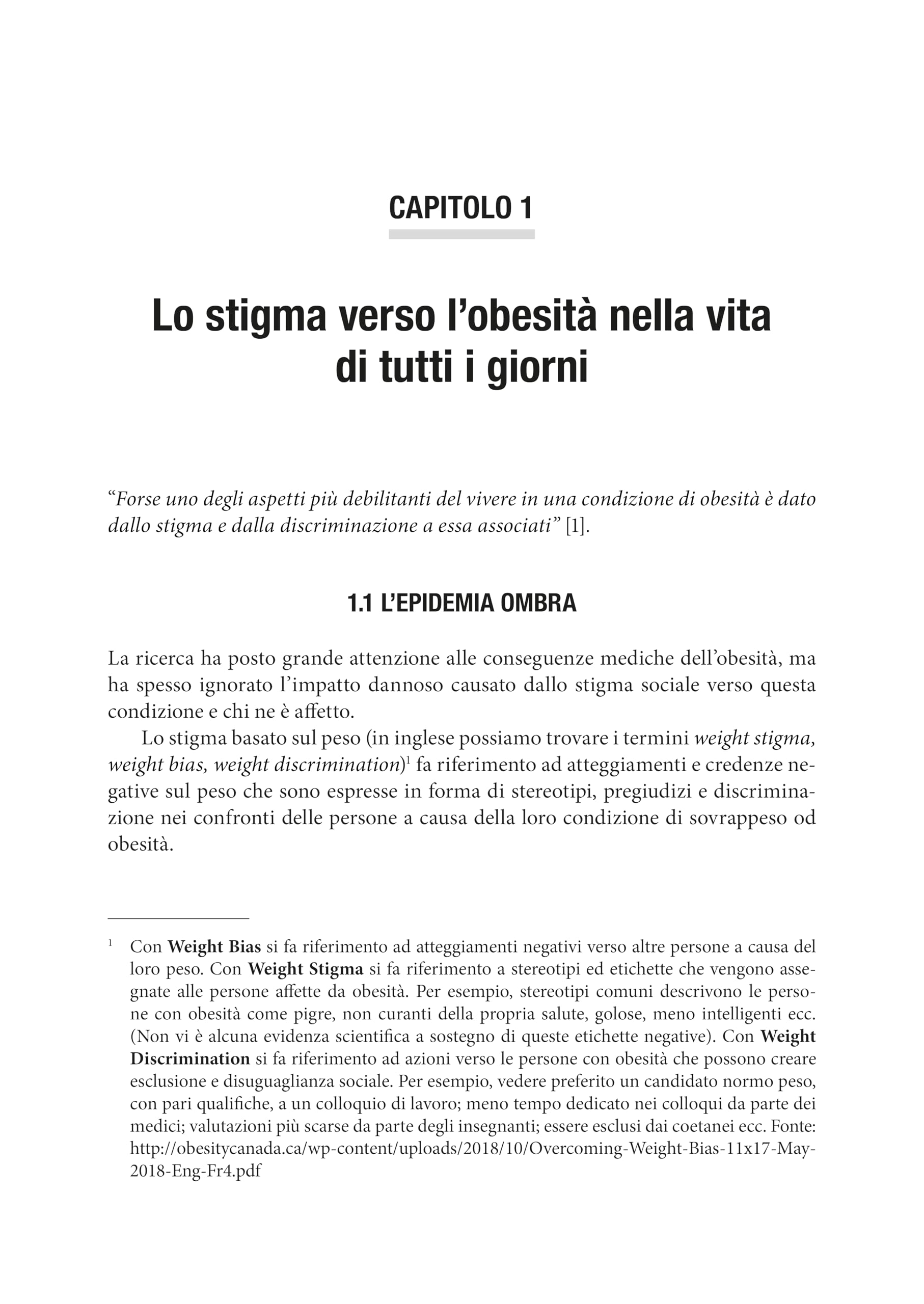 Obesità e stigma