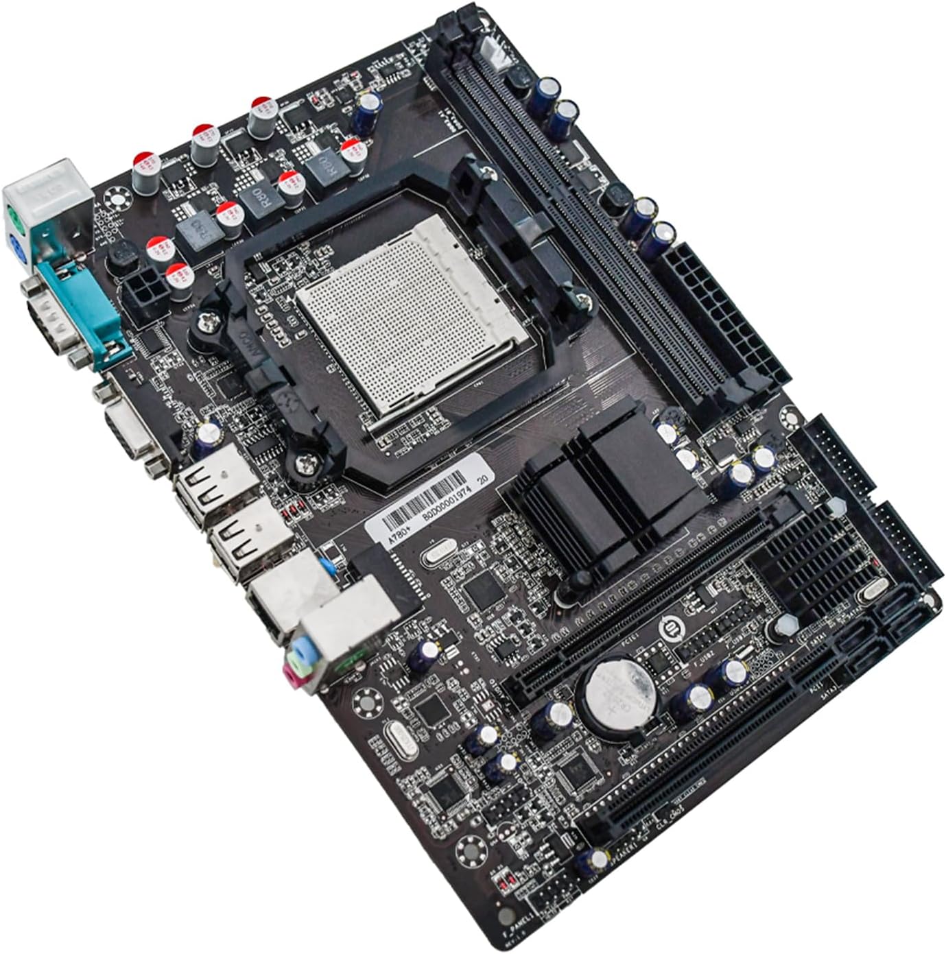 Computer Motherboard LGA938 CPU Support AMD AM3, FX Series Processor Up to 32G 1066HMz/1333HMz Supports Realtek 100Mbit DDR3 USB2.0 SATA All-Solid Capacitors High Speed Transmission Strong