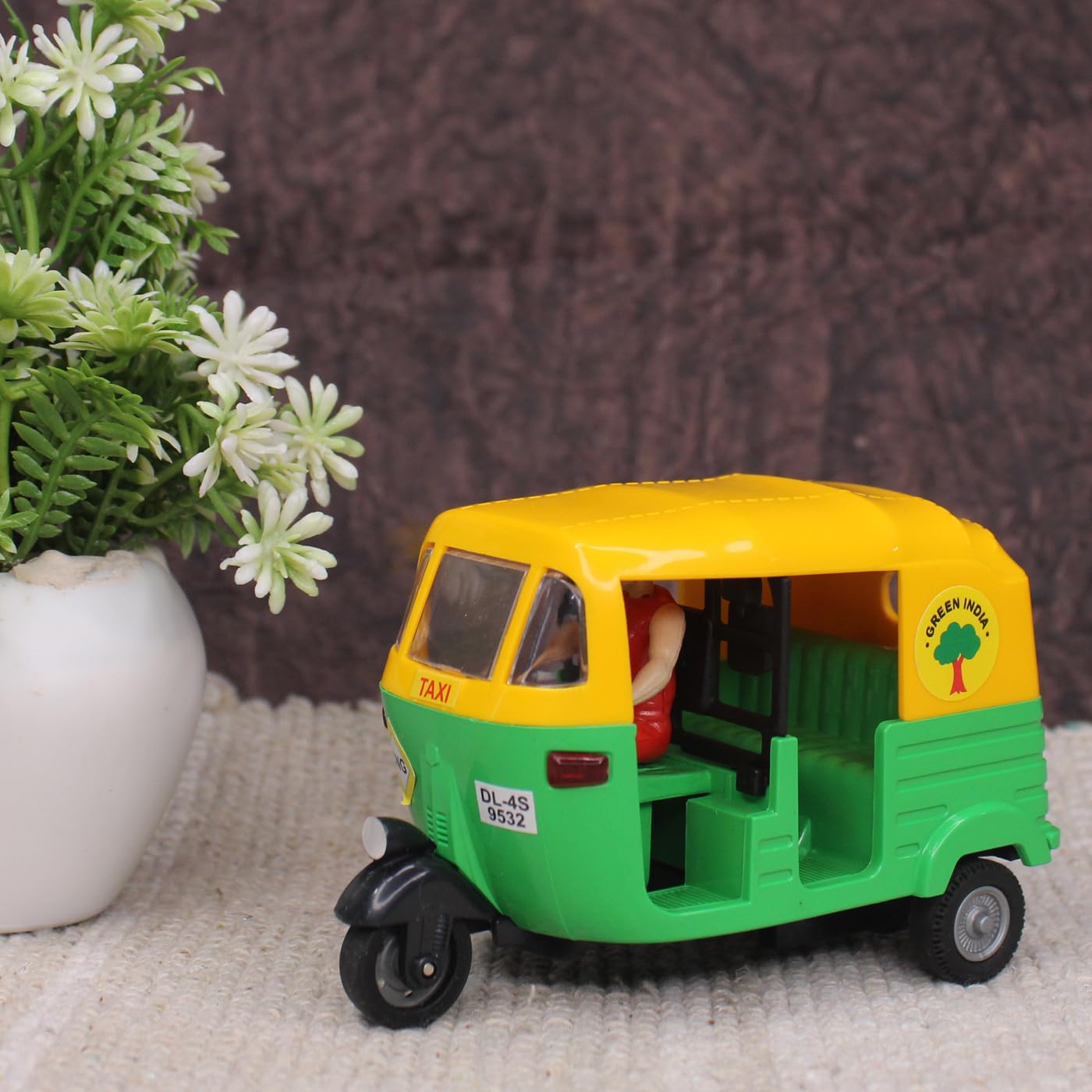 AASA Auto Rickshaw Toy with Driver Pull Back Action Toy for Kids Playing (Multicolor) (B0999MB63H) Amazon Price History, Amazon Price Tracker